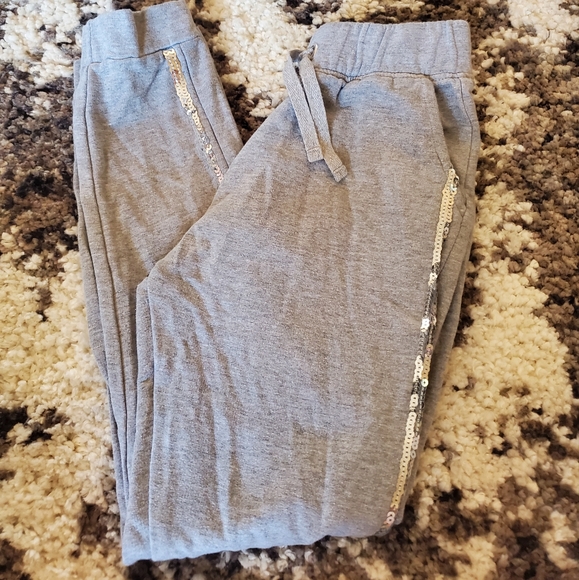 Jessica Simpson Girls Grey Joggers Medium - Picture 2 of 6